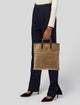 Loewe Suede Top Handle Bag
