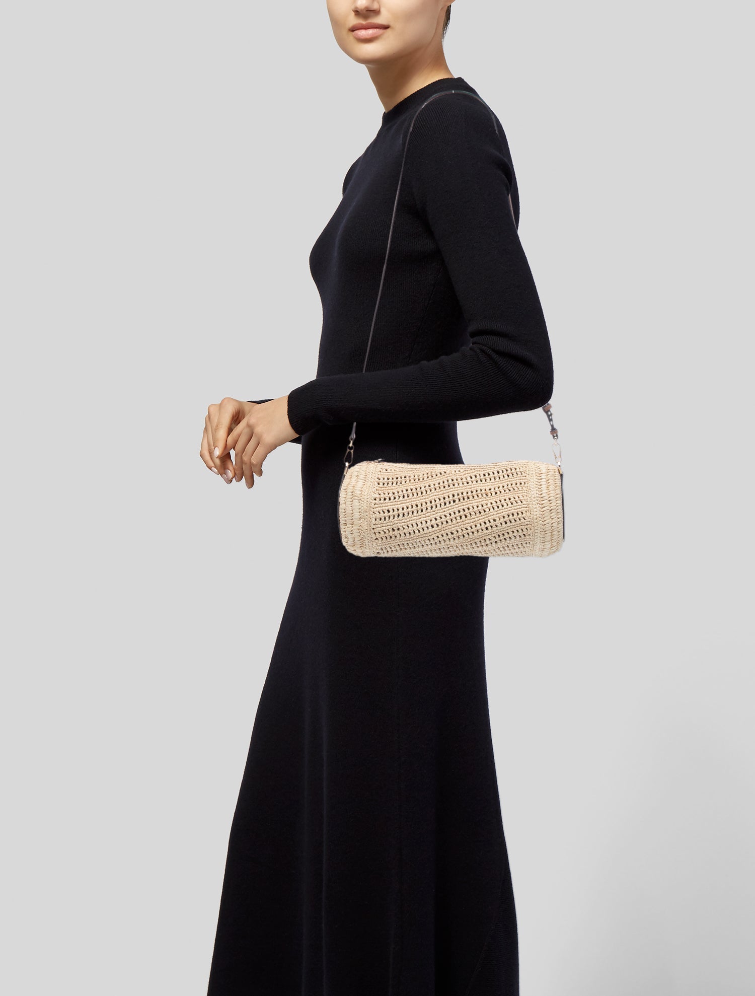 Loewe Raffia Bracelet Pouch 2024