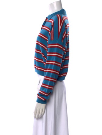 Loewe Wool Striped Crop Top