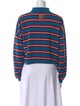 Loewe Wool Striped Crop Top