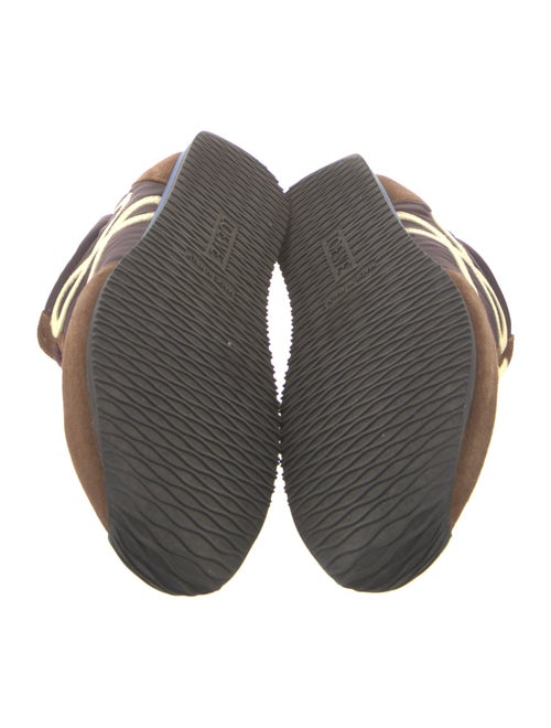 Loewe Suede Colorblock Pattern Sneakers