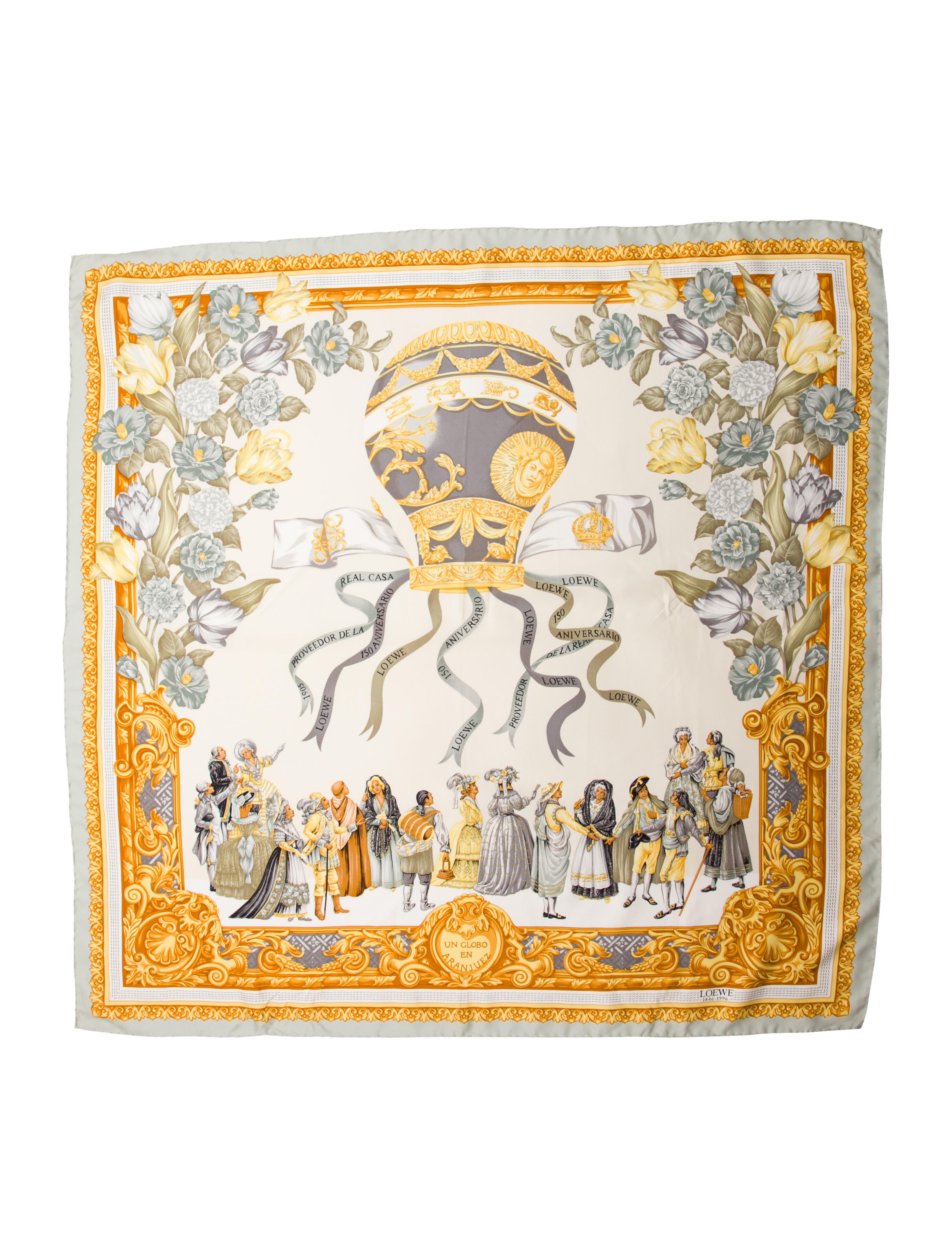 Loewe Silk Printed Scarf