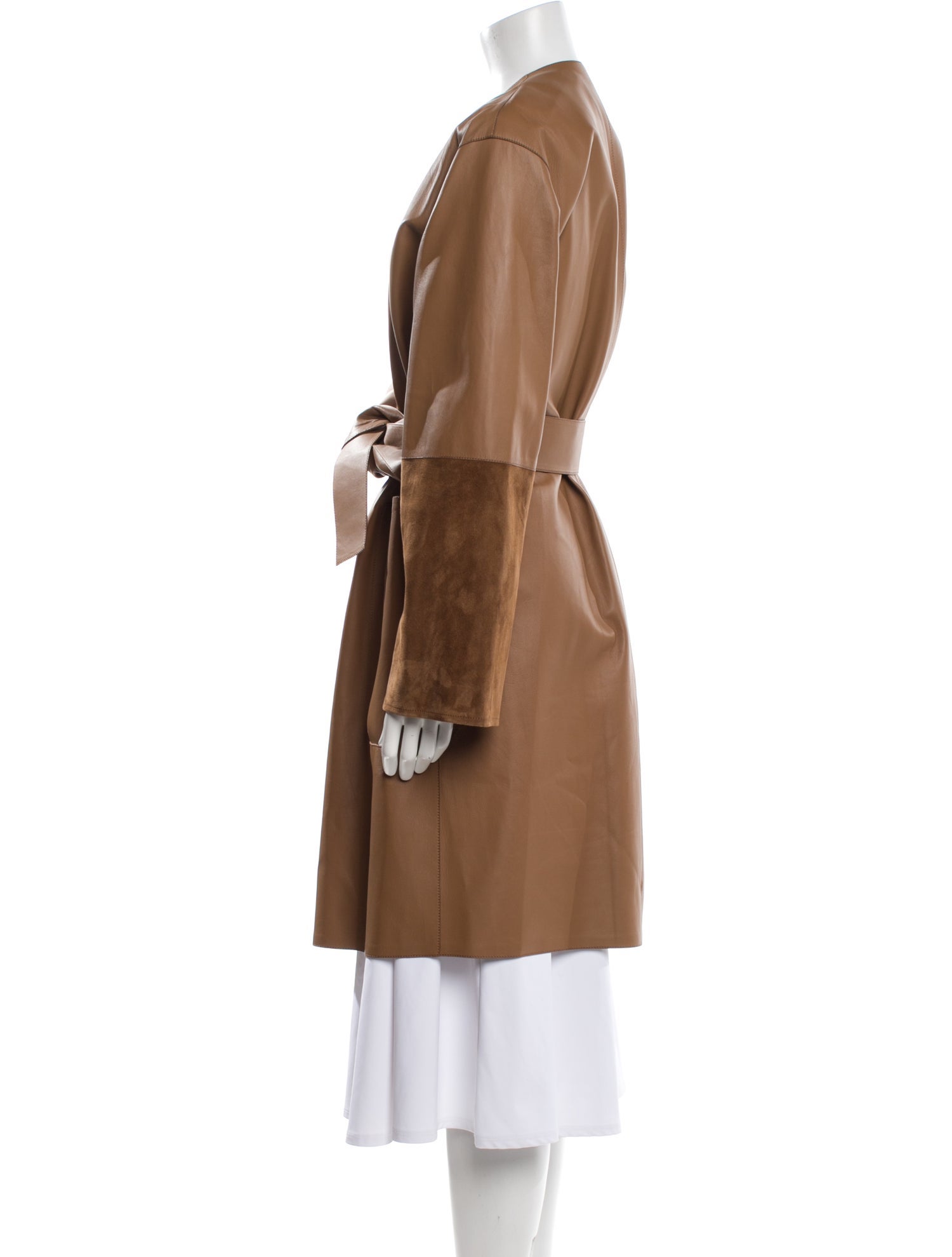 Loewe Leather Trench Coat