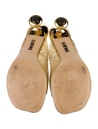 Loewe Rubber Glitter Accents Slides
