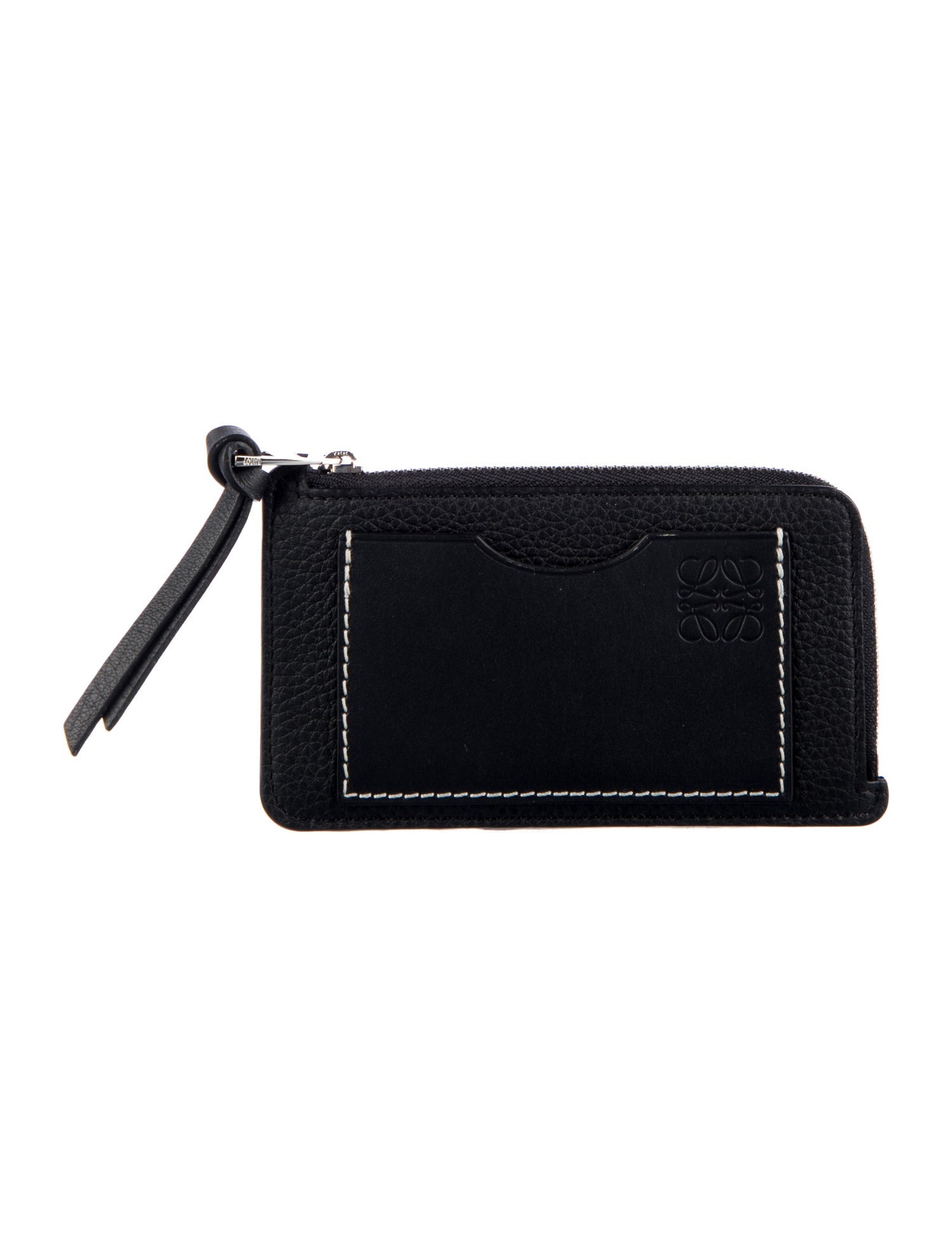 Loewe Anagram Leather Card Holder Leather Continental Wallet