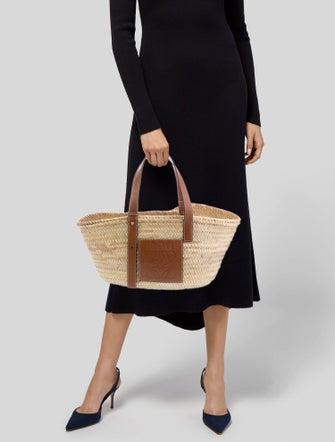 Loewe Raffia Basket