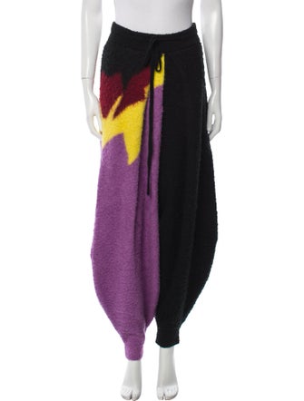 Loewe Mohair Colorblock Pattern Sweatpants
