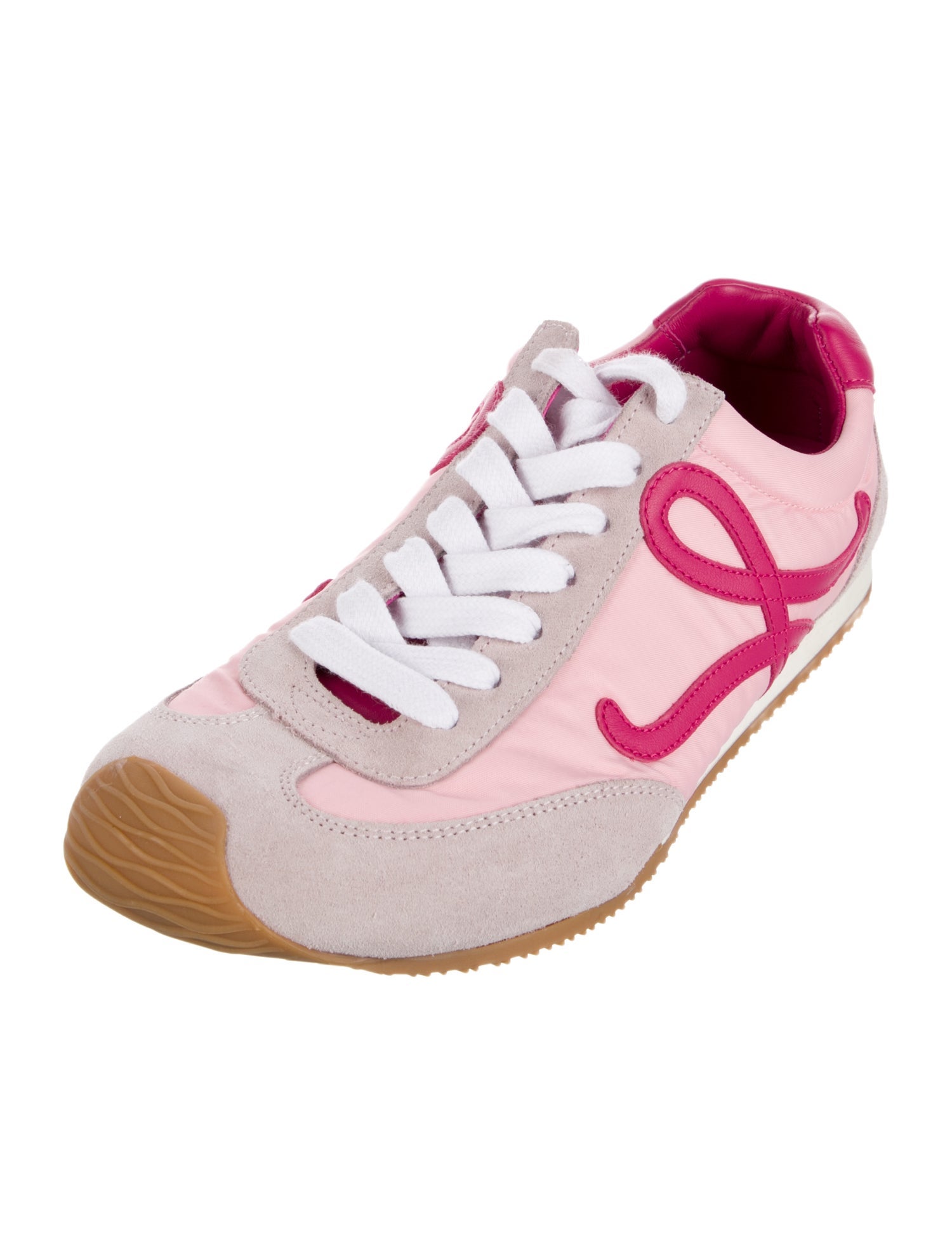 Loewe Suede Printed Sneakers