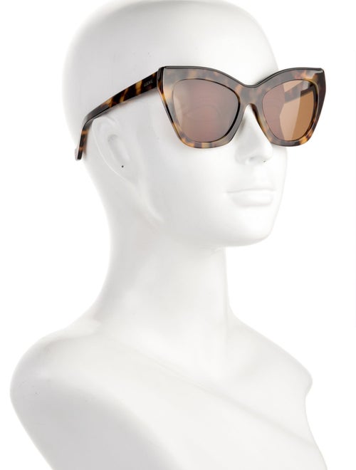 Loewe Cat-Eye Mirrored Sunglasses