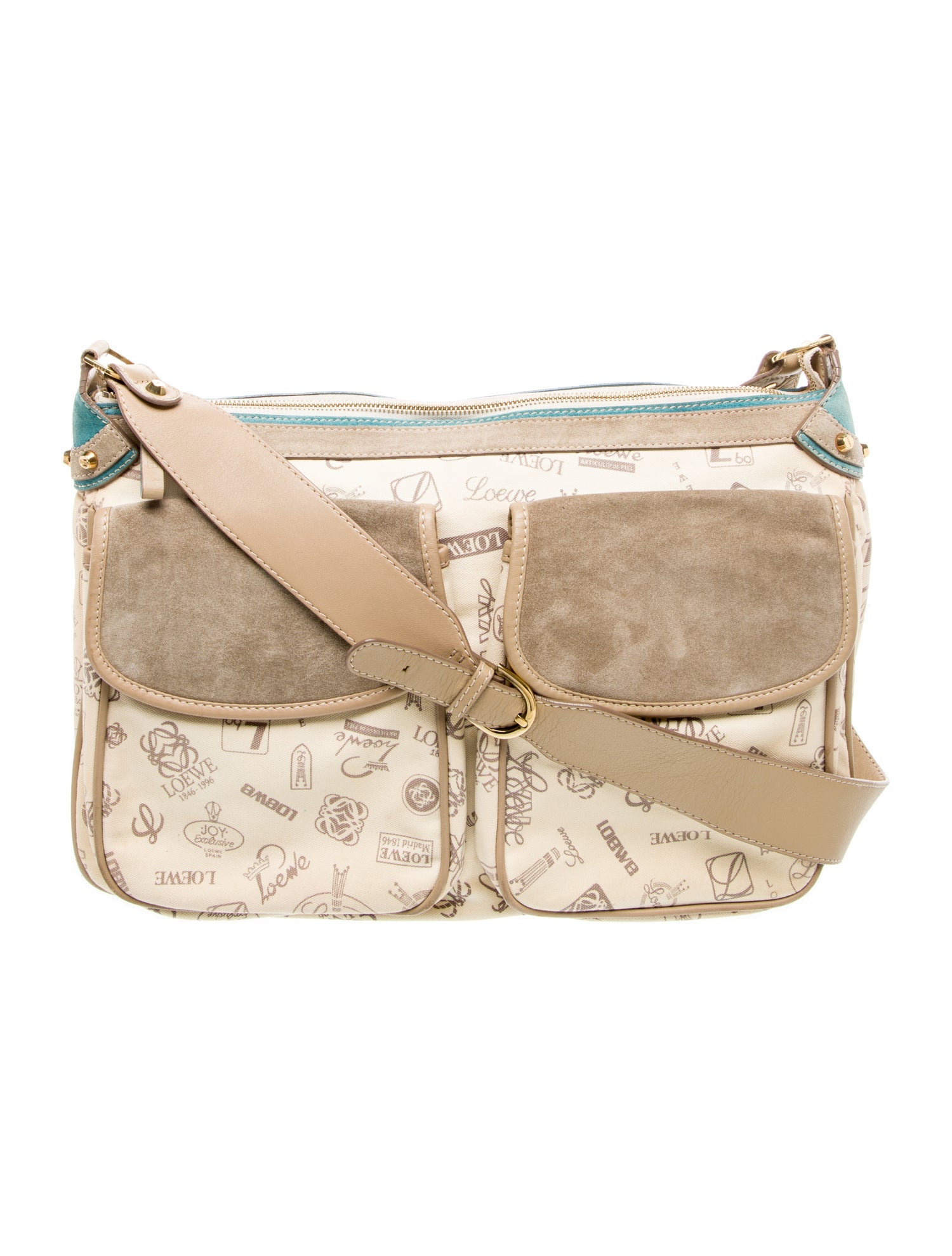 Loewe Canvas Messenger Bag Vintage