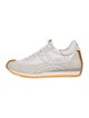 Loewe Suede Leather Trim Embellishment Sneakers