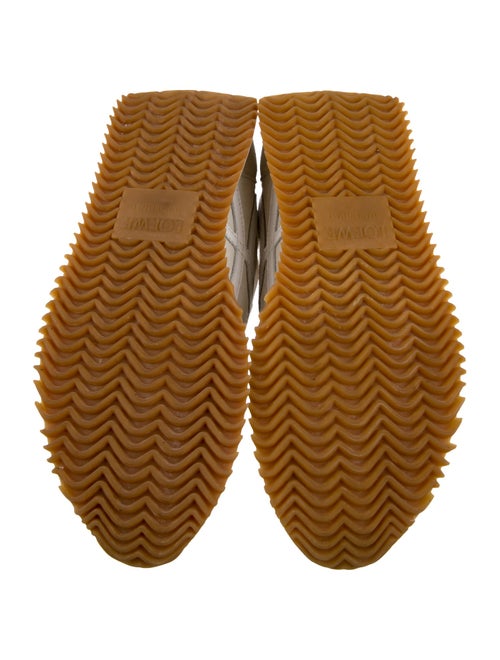 Loewe Suede Leather Trim Embellishment Sneakers