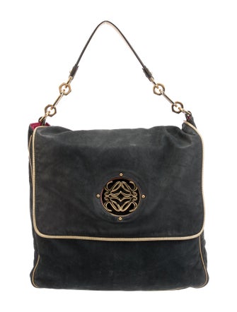 Loewe Suede Messenger Bag