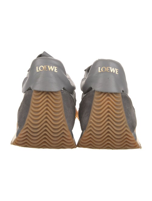 Loewe Suede Leather Trim Embellishment Sneakers