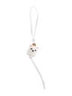 Loewe Dog Charm In Felt and Leather Keychain