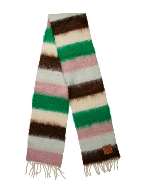 Loewe Mohair Striped Scarf