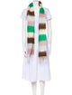 Loewe Mohair Striped Scarf