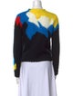 Loewe Colorblock Pattern Crew Neck Sweater