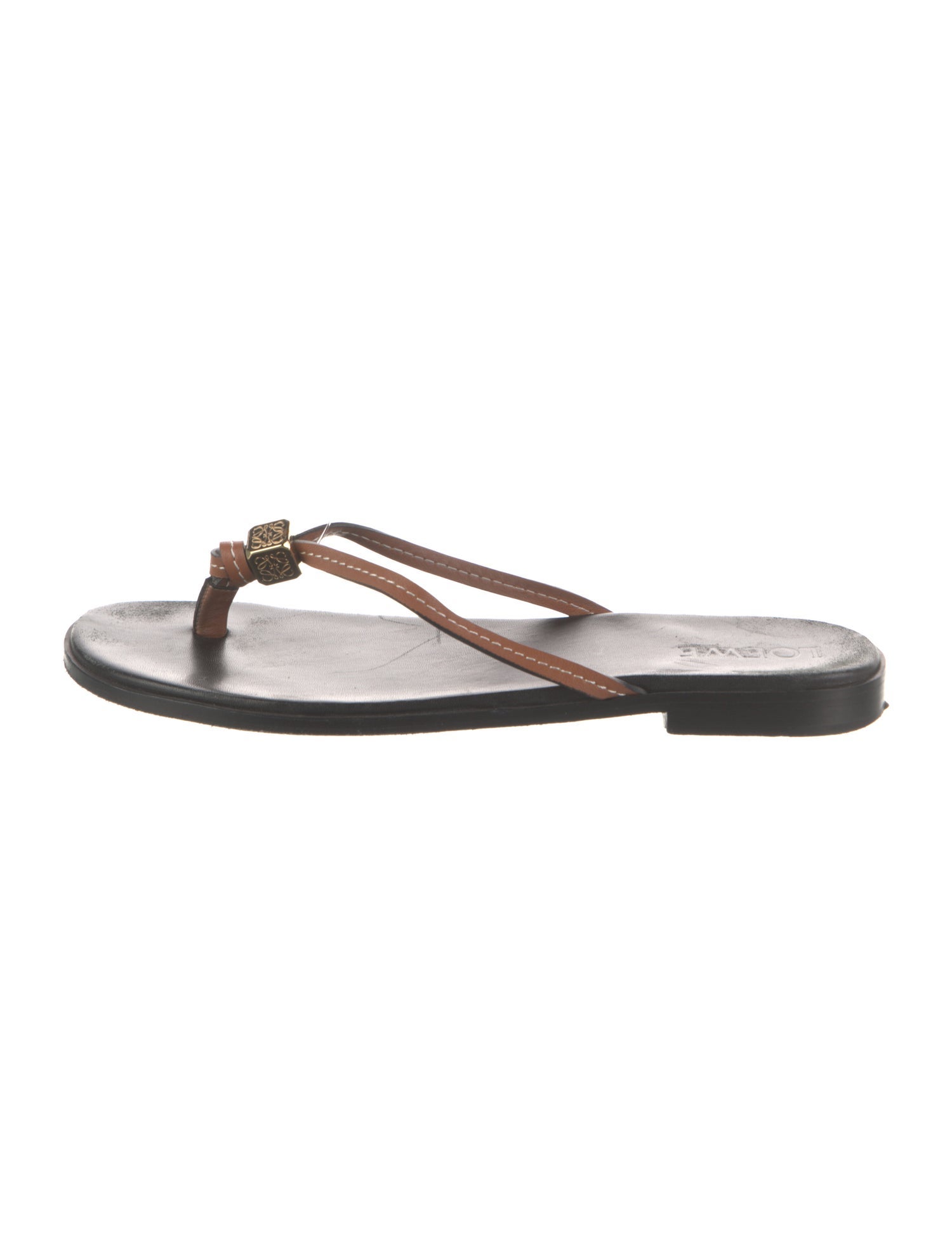 Loewe Leather Flip Flops