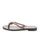 Loewe Leather Flip Flops