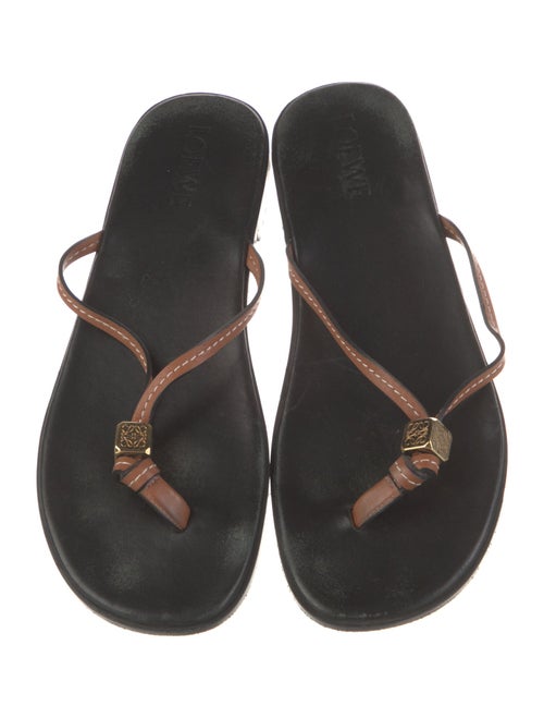 Loewe Leather Flip Flops