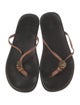 Loewe Leather Flip Flops