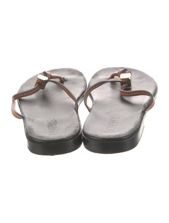 Loewe Leather Flip Flops