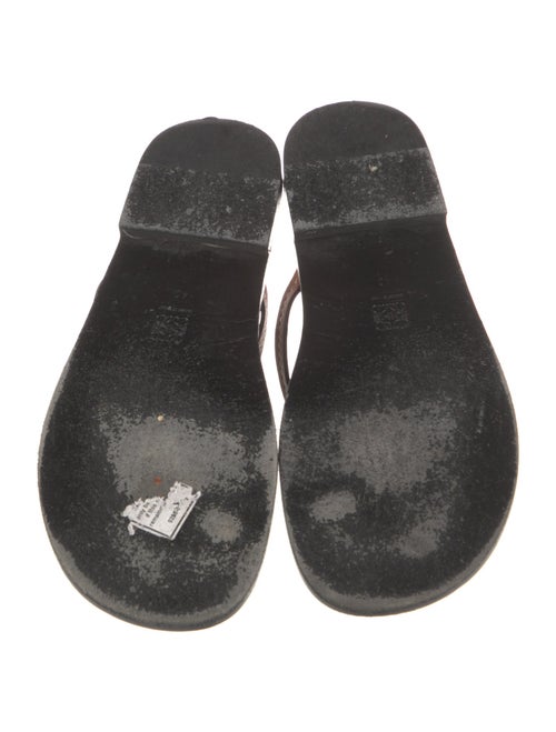 Loewe Leather Flip Flops