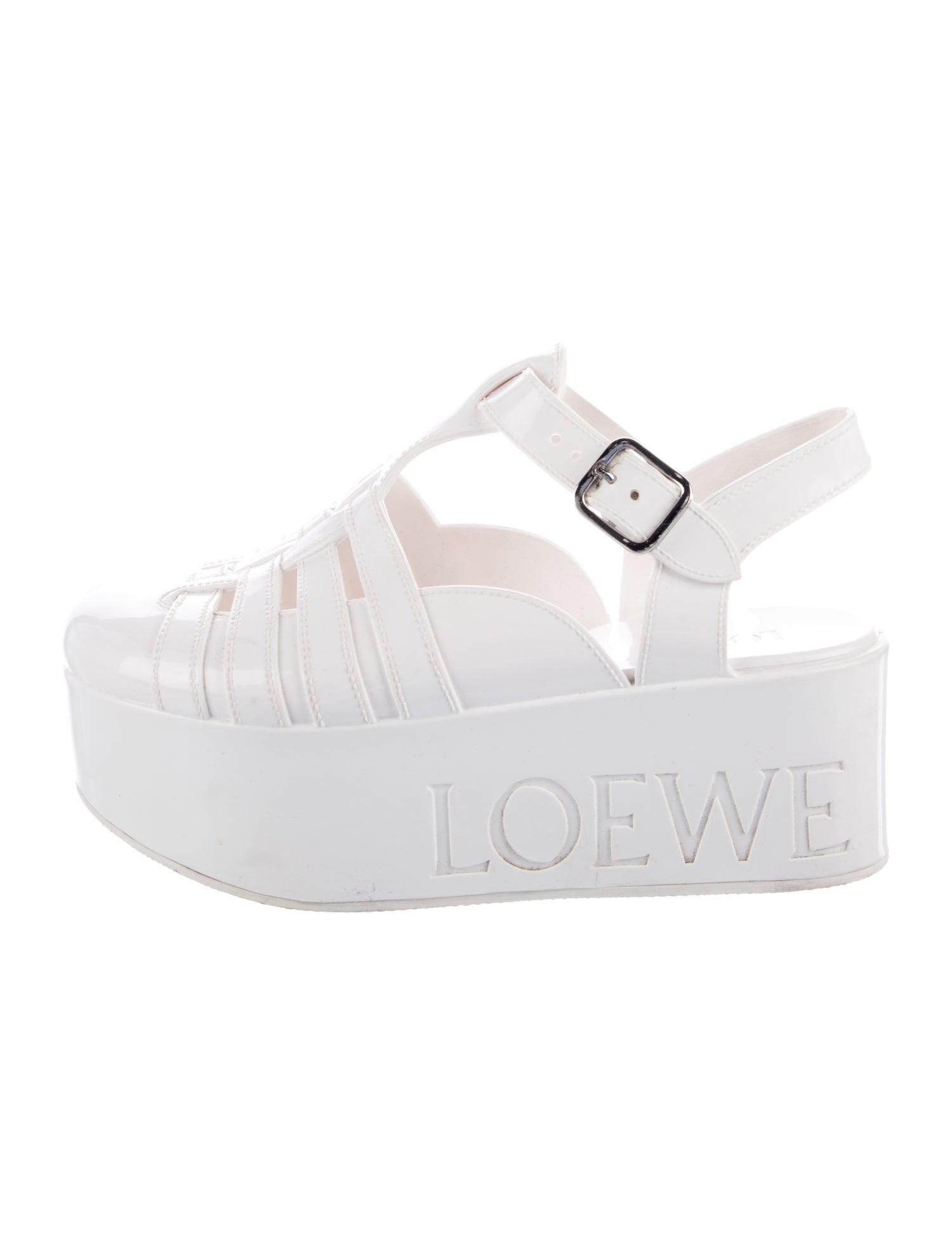 Loewe PVC Slingback Flats