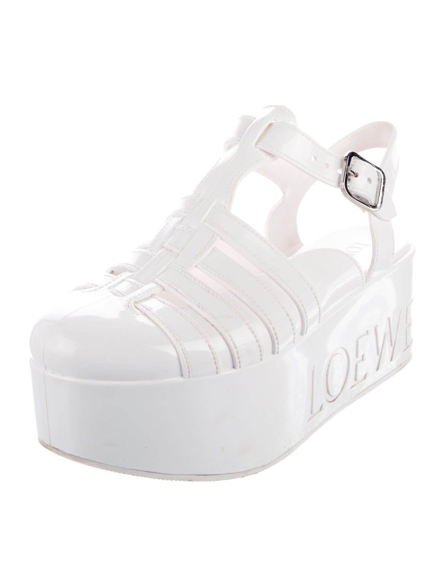 Loewe PVC Slingback Flats