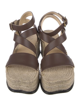 Loewe Leather Braided Accents Espadrilles