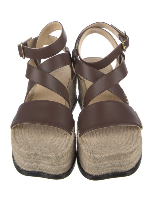 Loewe Leather Braided Accents Espadrilles