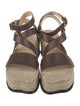 Loewe Leather Braided Accents Espadrilles