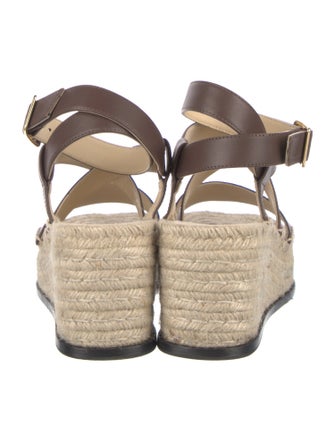 Loewe Leather Braided Accents Espadrilles
