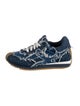 Loewe Denim Distressed Accents Athletic Sneakers