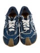 Loewe Denim Distressed Accents Athletic Sneakers