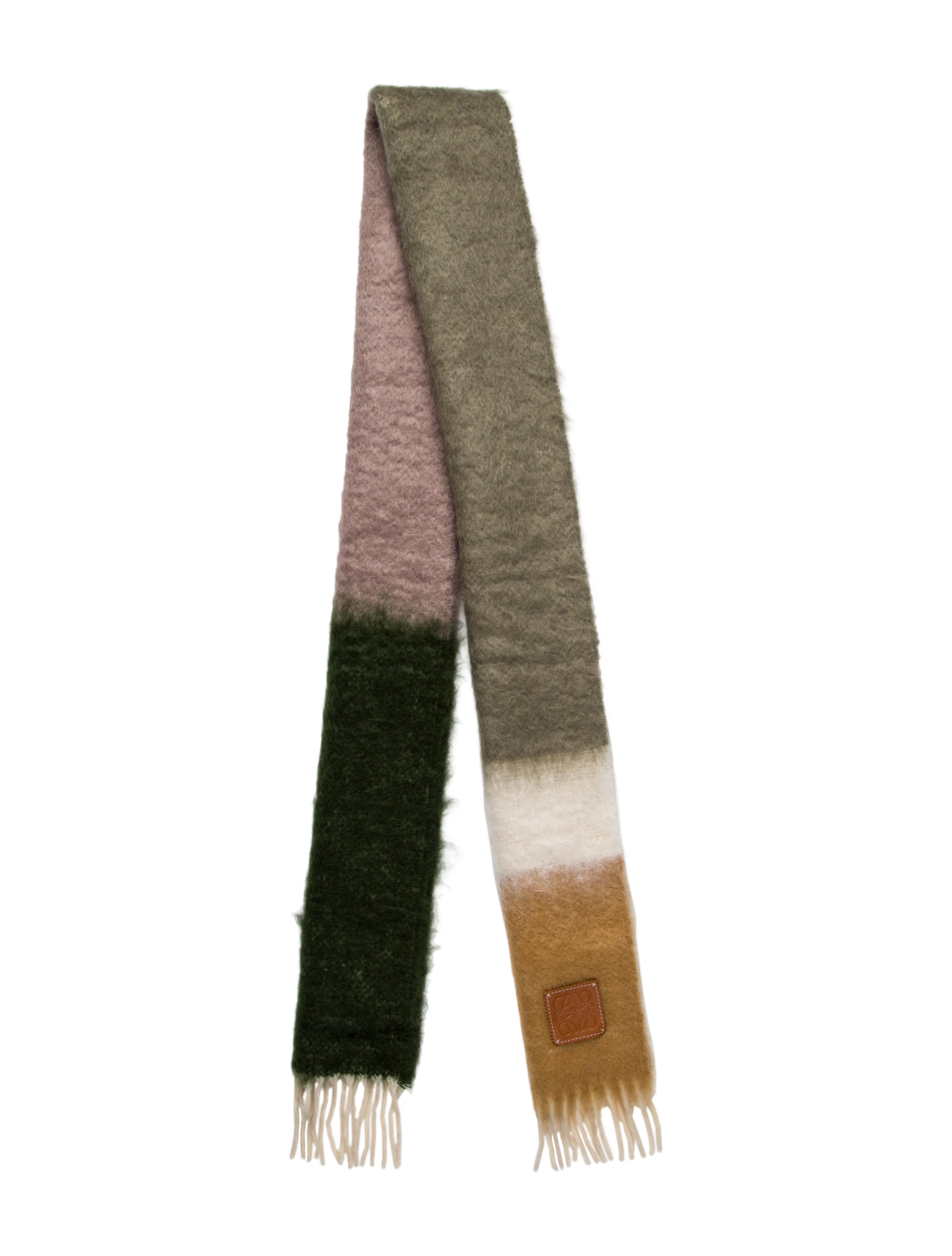 Loewe Wool Striped Scarf