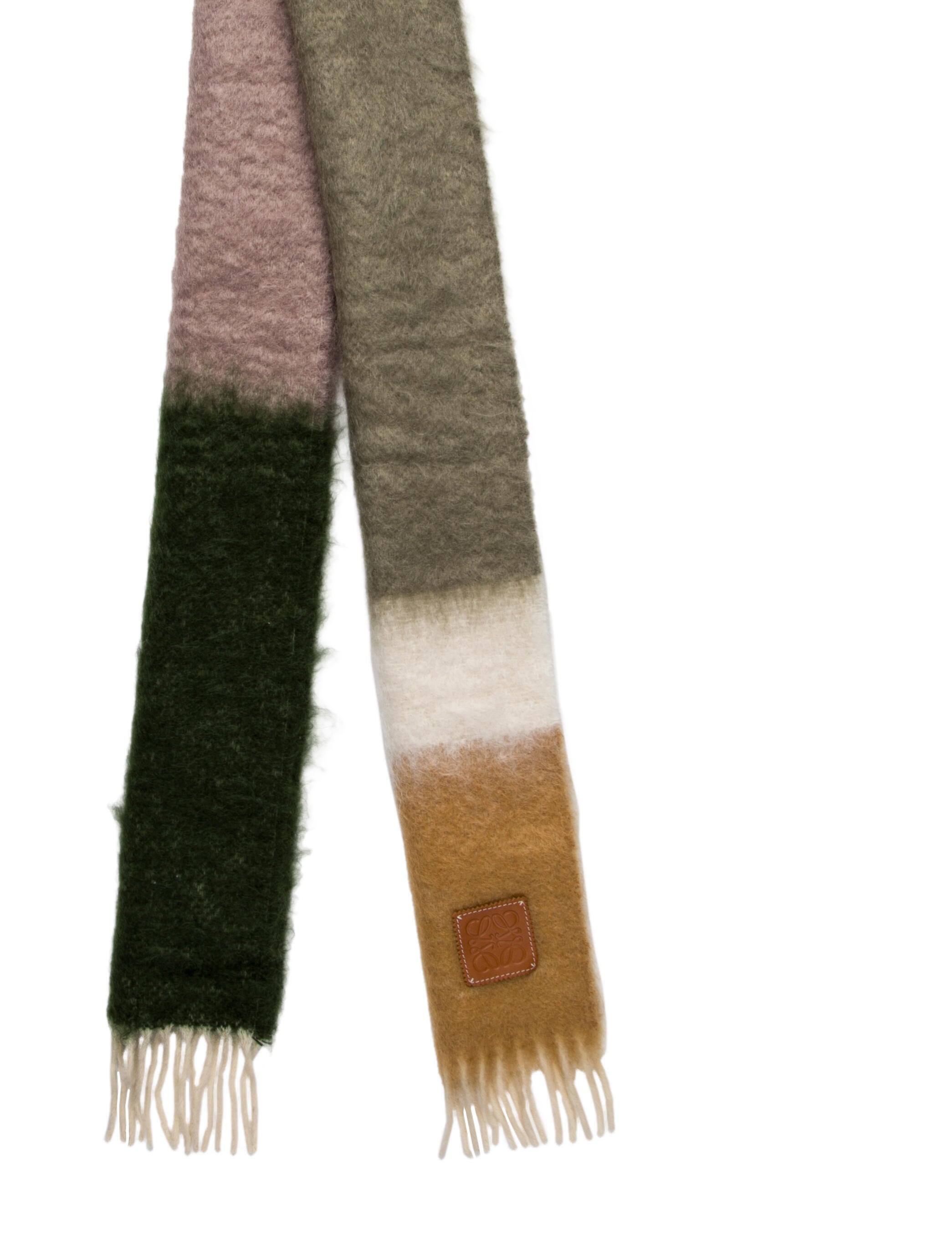 Loewe Wool Striped Scarf