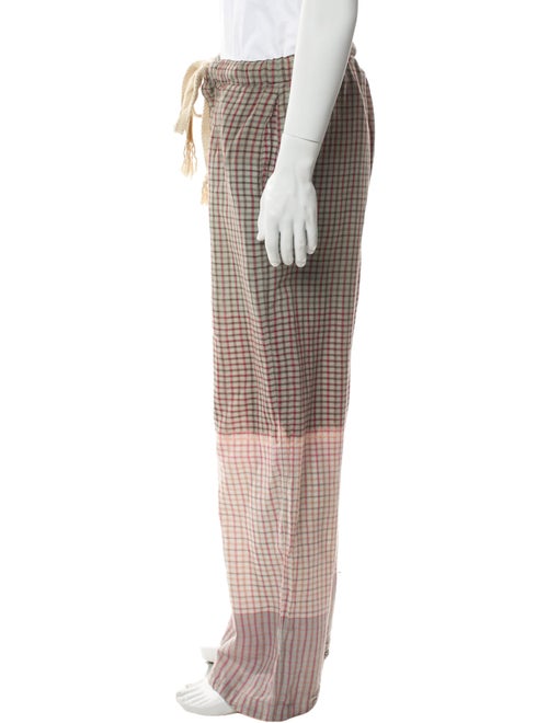 Loewe Paula's Ibiza Plaid Print Joggers