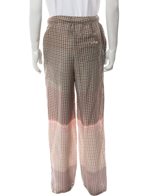 Loewe Paula's Ibiza Plaid Print Joggers