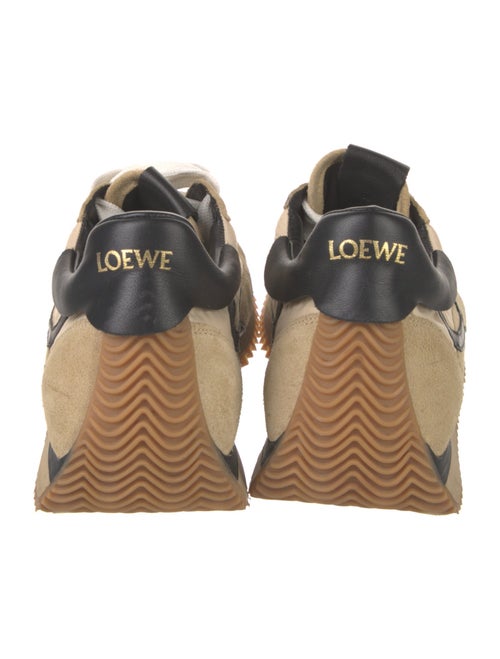 Loewe Suede Colorblock Pattern Sneakers