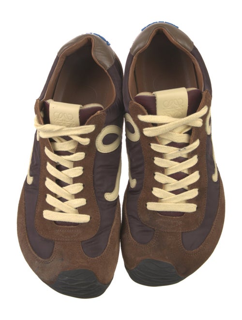 Loewe Suede Printed Athletic Sneakers