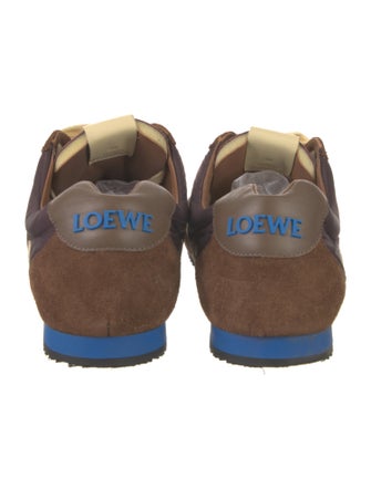 Loewe Suede Printed Athletic Sneakers
