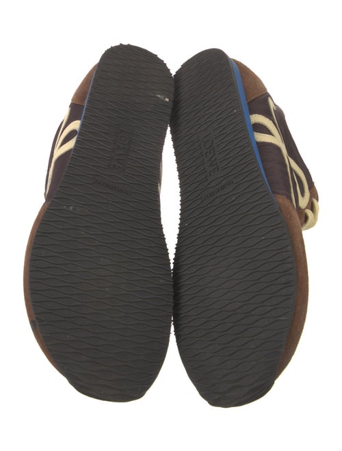 Loewe Suede Printed Athletic Sneakers