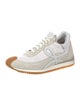 Loewe Suede Colorblock Pattern Sneakers