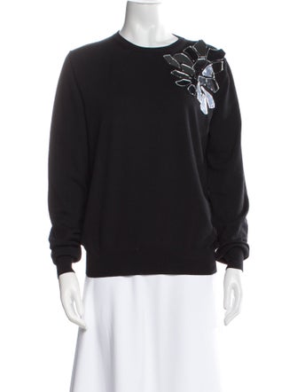 Loewe Shattered Glass Pullover Virgin Wool Sweater