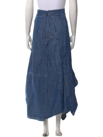 Loewe Ruffle Embellishment Midi Length Skirt