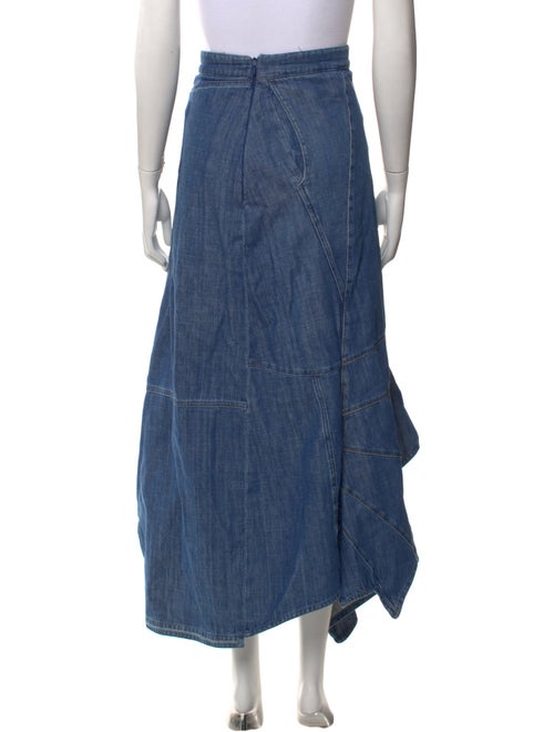 Loewe Ruffle Embellishment Midi Length Skirt