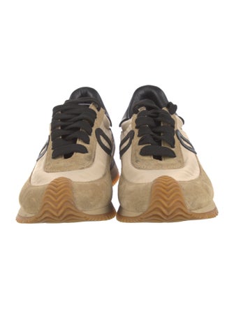 Loewe Suede Printed Athletic Sneakers