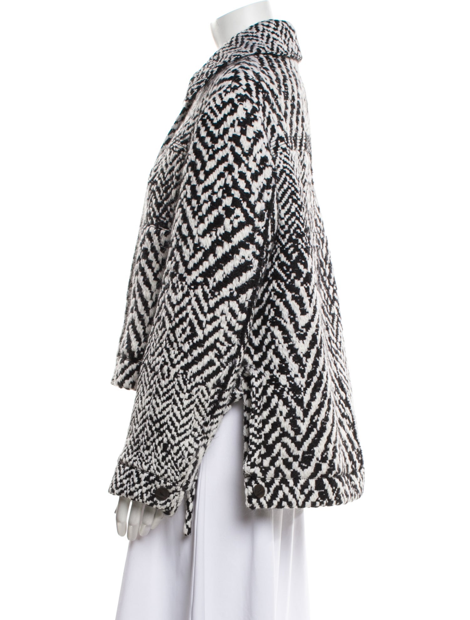 Loewe Wool Printed Biker Jacket w/ Tags